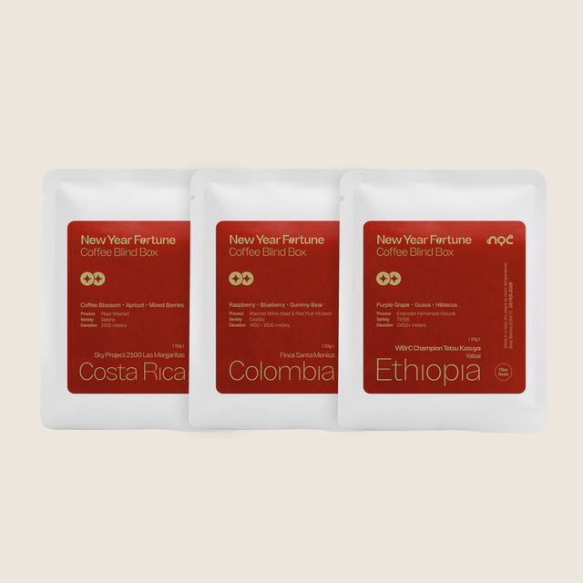 New Year Fortune Coffee Drip Bag Blind Box (5pcs)